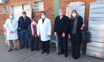 AEPUQ realizó una donación al Hospital Mí Pueblo de Florencio Varela